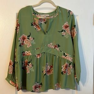 Loft long sleeve blouse size medium